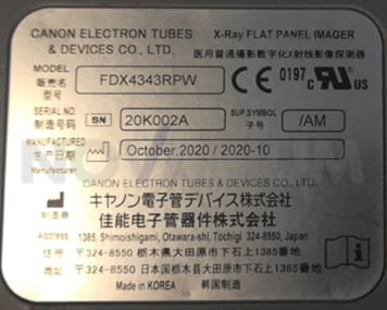 Toshiba FDX4343RPW - Flat Panel Imager .png