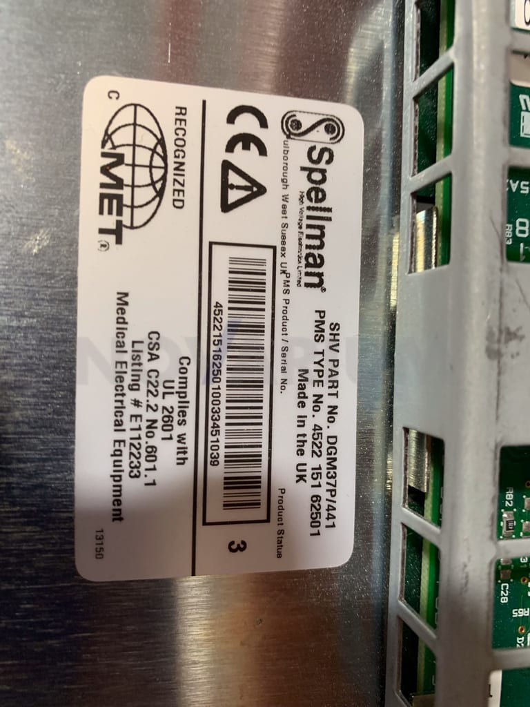 Philips 9896-010-23591 - II Power Supply Spellman DGM37P-441, 4522-151-62501-2 .jpg