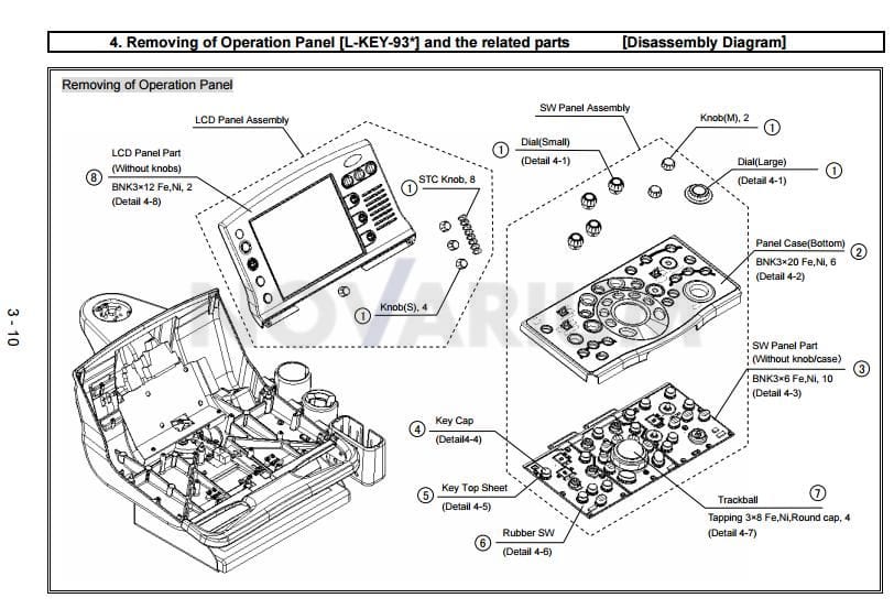 Aloka L-KEY-93K - LCD Panel Assy, L-KEY-93J,  L-KEY-93H.jpg