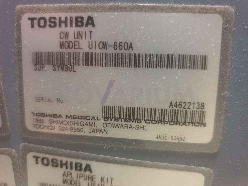 Toshiba UICW-660A CWD - Kit Steerable Continuous Wave Doppler, includes PM30-32747, PM30-34290 (1).jpg