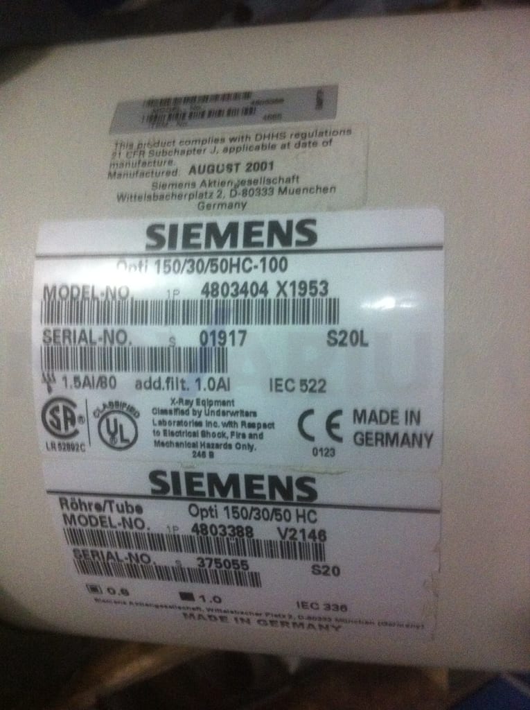 Siemens 4803404 X-Ray Tube Housing, Optilix 150/30/50HC-1.JPG