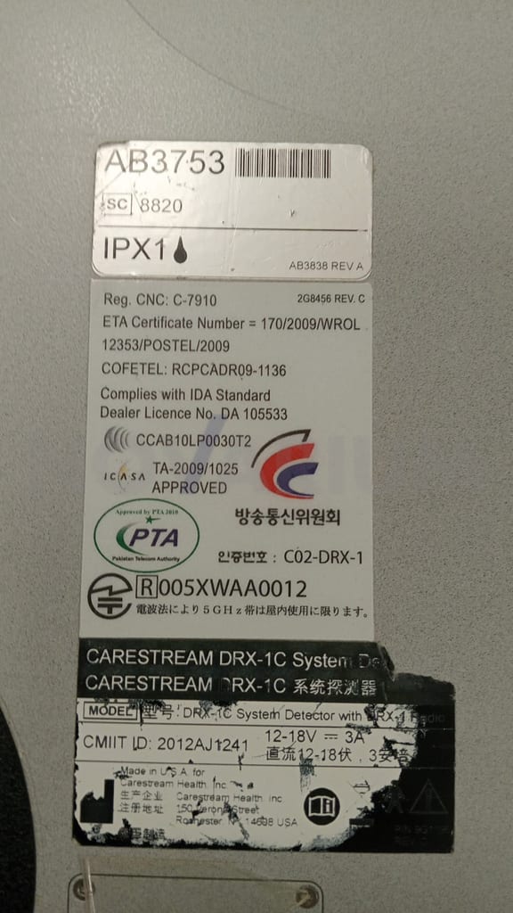 Carestream AB3382 - Detector, AB3831.jpg