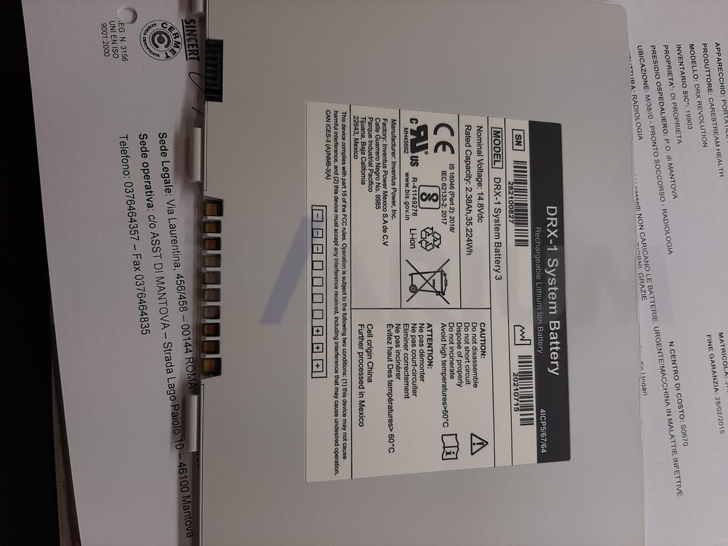Carestream DRX-1 - System Battery.jpg