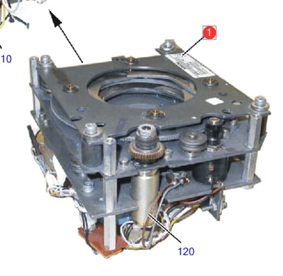 Siemens 02829880 - Diaphragm ISO-C, Tube Assy Collimator.png