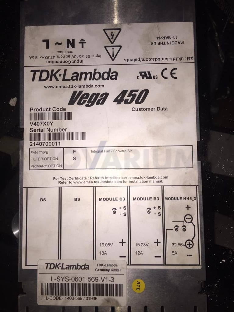 Siemens 3093903 - Vega 450  ACDC Power Supply.jpeg