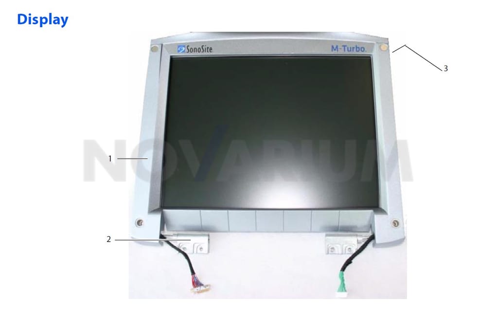 Sonosite P08659 - Service Assy Display with 15'' LCD Panel NL6448BC33-63D.jpg