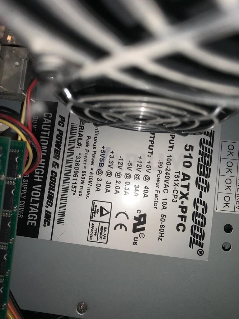 Siemens 510 ATX-PFC - Turbo Cool Power Supply T51X-CP3 for 10245837 - ACS 3B Tower 1A PSA Workstation.jpeg