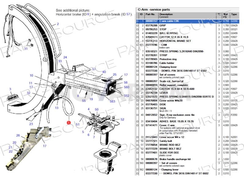 Siemens 8080157 - C-Arm Cable C06 Diagram.jpg