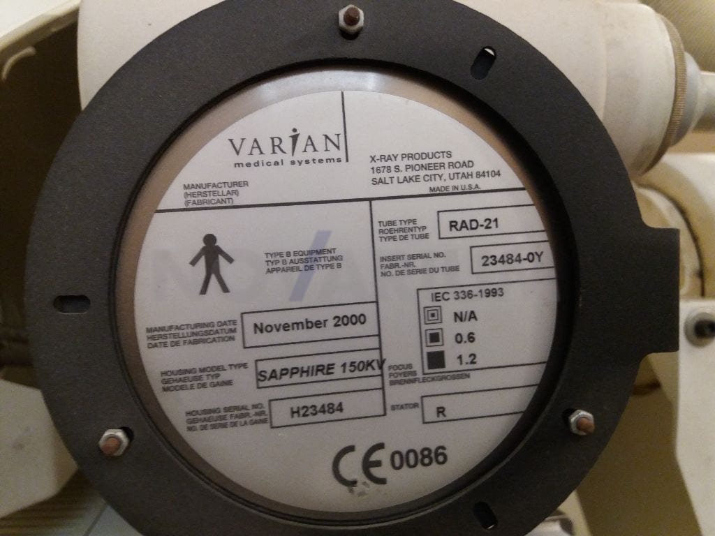 Varian RAD-21 - X-Ray Tube, Housing Sapphire 150KV, Insert 23484-OY.jpg